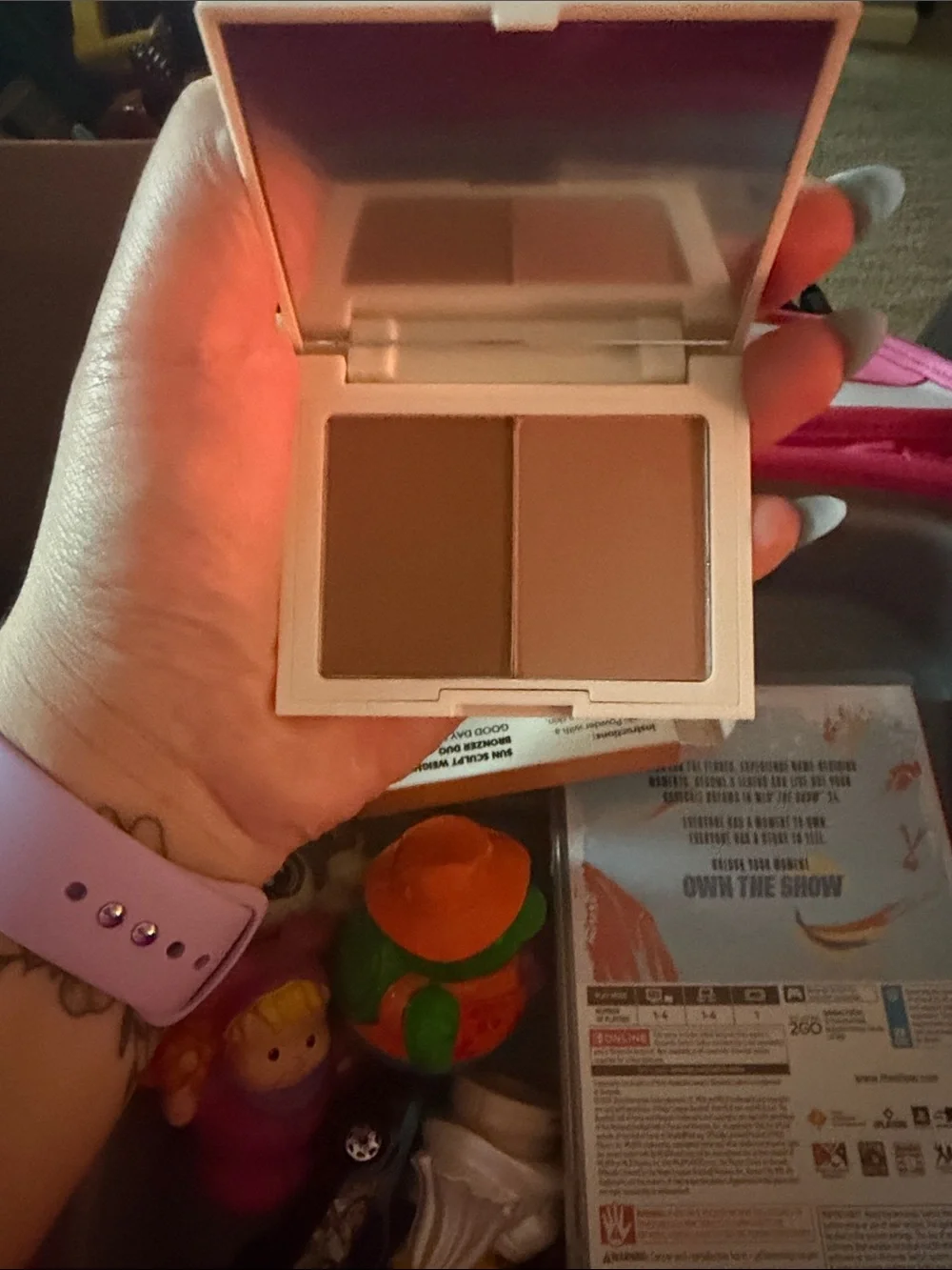 Beauty For Real Sun Sculpt Weightless Bronzer Duo - Matte & Shimmer - Brown